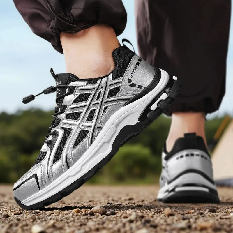 Casual Sneaker Man Comfortable Breathable 2026 New Brand Men's Platform Shoes Classic Stripe Designer Shoes Men Trend Sneakers