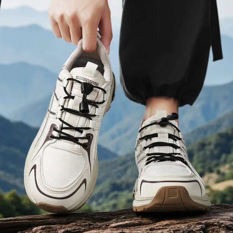 Casual Sneaker Man Comfortable Breathable 2026 New Brand Men's Platform Shoes Classic Stripe Designer Shoes Men Trend Sneakers